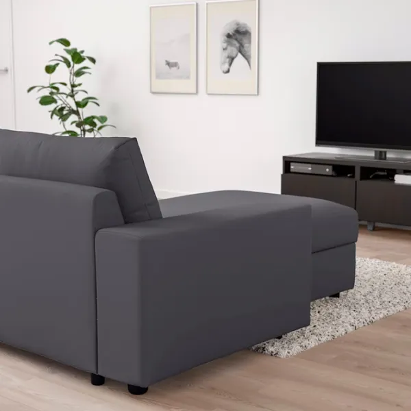 Fotoliu Ikea Vimle/Hallarp Black Gray photo 4