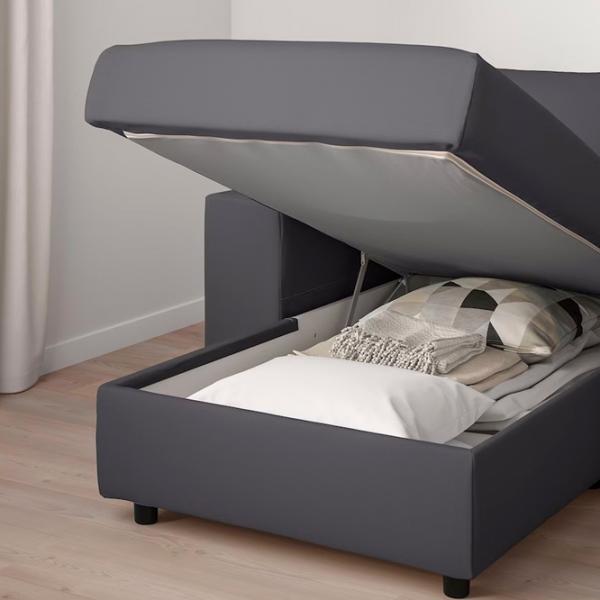 Fotoliu Ikea Vimle/Hallarp Black Gray photo 5