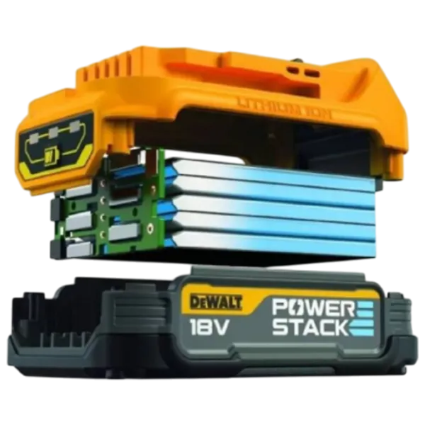 Acumulator pentru instrumente Dewalt Compact Powerstack Li-Ion / 1.7 Ah / 18 V photo 2 Acumulator pentru instrumente Dewalt Compact Powerstack Li-Ion / 1.7 Ah / 18 V photo 2