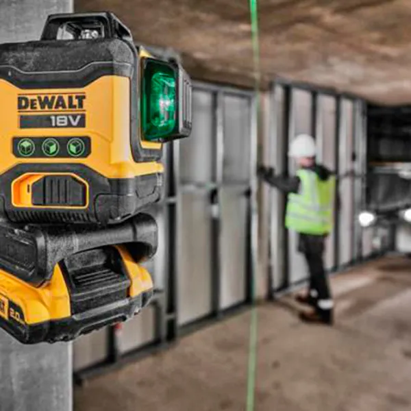 Лазерный нивелир Dewalt DCLE34031D1-QW Линейный / Аккумулятор photo 7