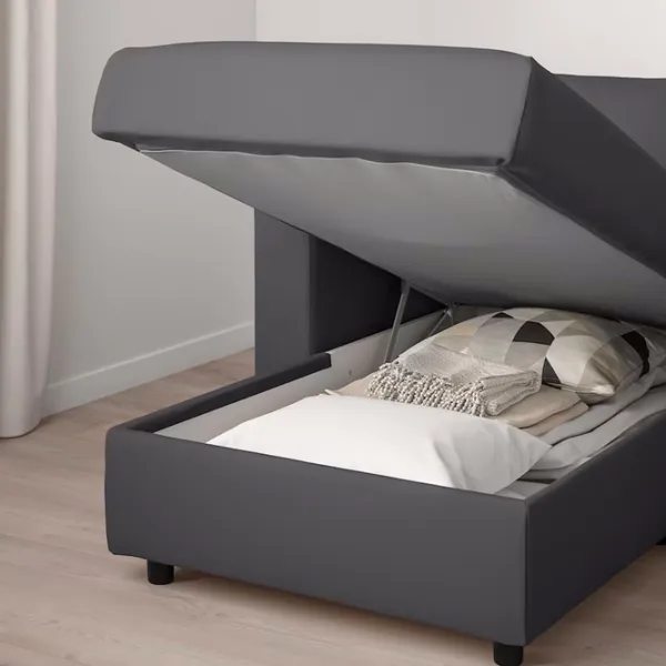 Fotoliu Ikea Vimle/Hallarp Black Gray photo 5