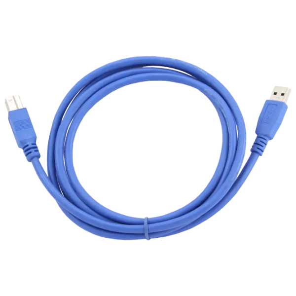 Cablu de date Cablexpert USB Type-A + USB Type-B 1.8 m / Blue photo 2