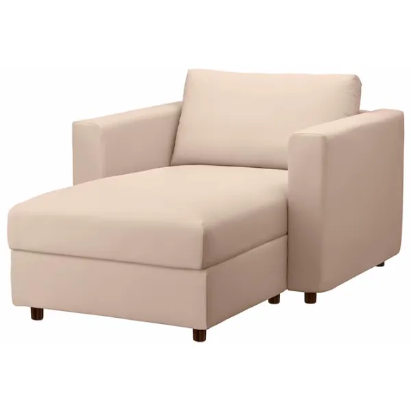 Fotoliu Ikea Vimle/Hallarp Brown Beige photo 1