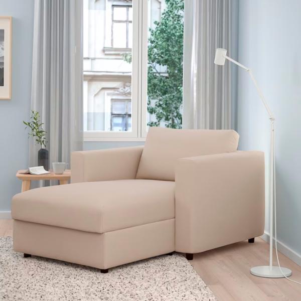 Fotoliu Ikea Vimle/Hallarp Brown Beige photo 2