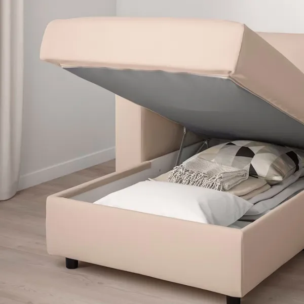 Fotoliu Ikea Vimle/Hallarp Brown Beige photo 5