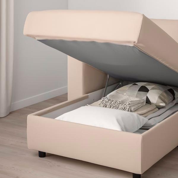 Fotoliu Ikea Vimle/Hallarp Brown Beige photo 5