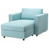 Fotoliu Ikea Vimle/Saxemara Black Blue