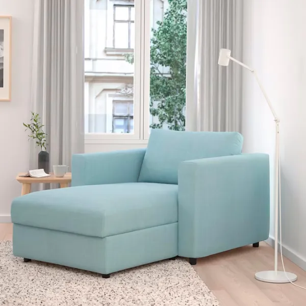 Fotoliu Ikea Vimle/Saxemara Black Blue photo 2