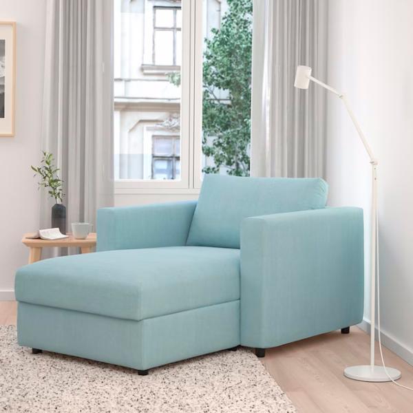 Fotoliu Ikea Vimle/Saxemara Black Blue photo 2