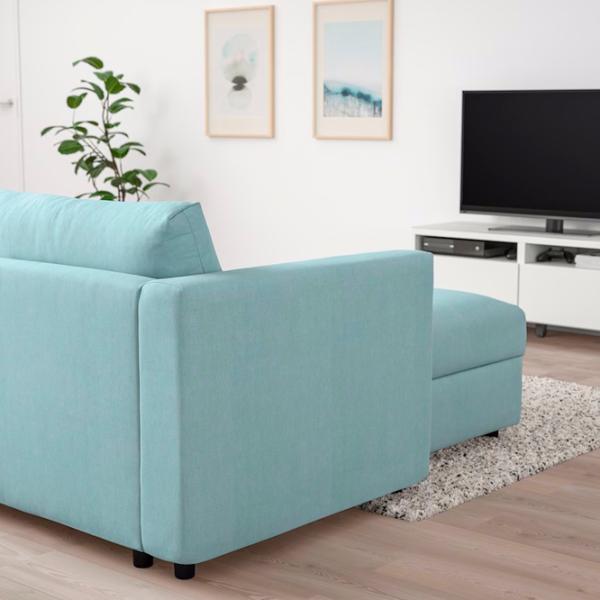 Fotoliu Ikea Vimle/Saxemara Black Blue photo 3