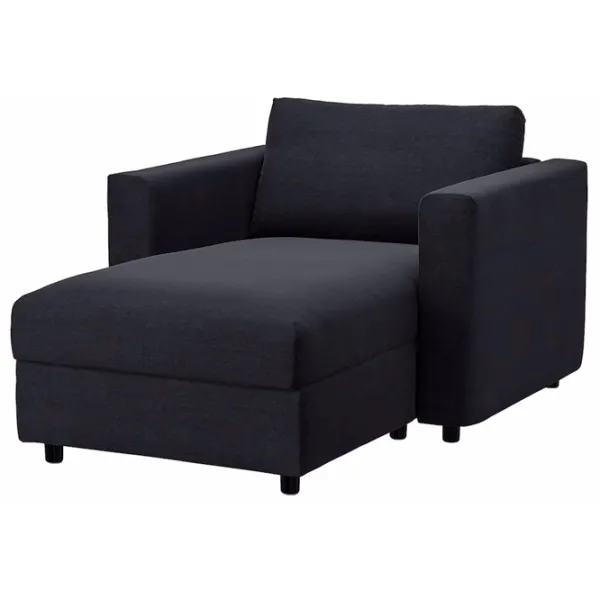 Fotoliu Ikea Vimle/Saxemara Black Dark Blue photo 1