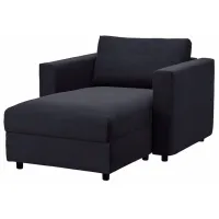 Fotoliu Ikea Vimle/Saxemara Black Dark Blue