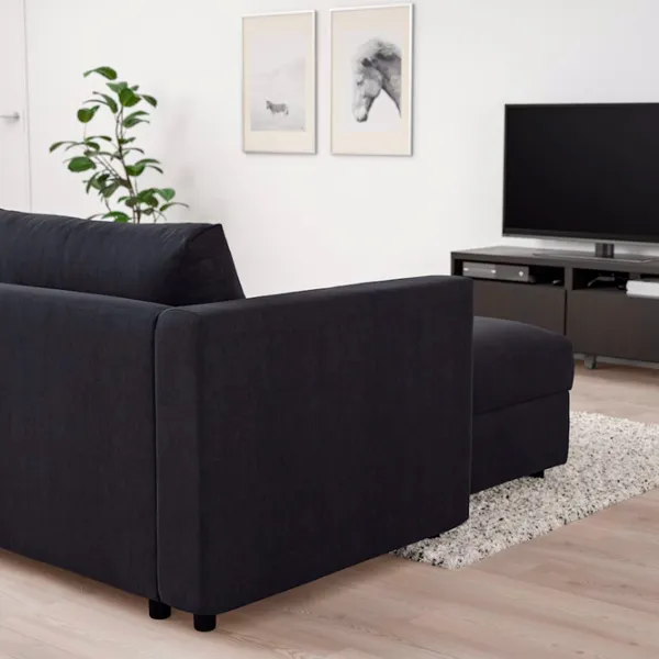 Fotoliu Ikea Vimle/Saxemara Black Dark Blue photo 5