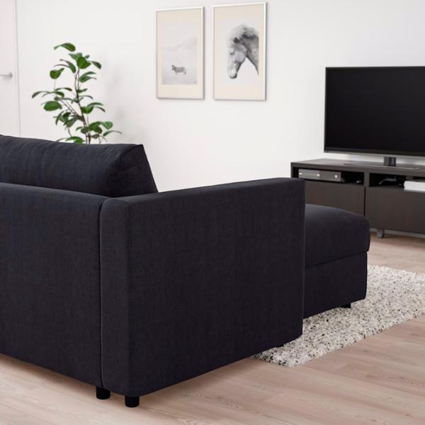 Fotoliu Ikea Vimle/Saxemara Black Dark Blue photo 5