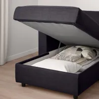 Кресло Ikea Vimle/Saxemara Черный Тёмно синий photo 8