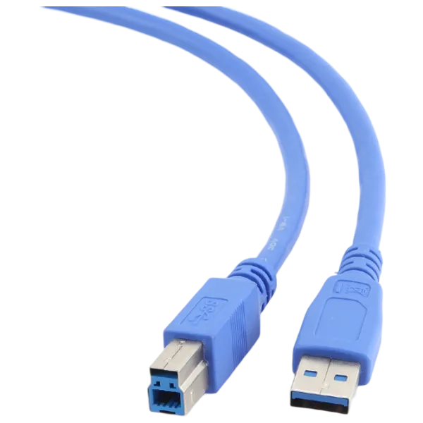 Cablu de date Gembird USB Type-A + USB Type-B 0.5 m / Blue photo 2