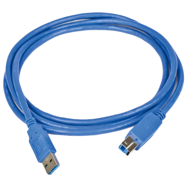 Cablu de date Gembird USB Type-A + USB Type-B 0.5 m / Blue photo 3
