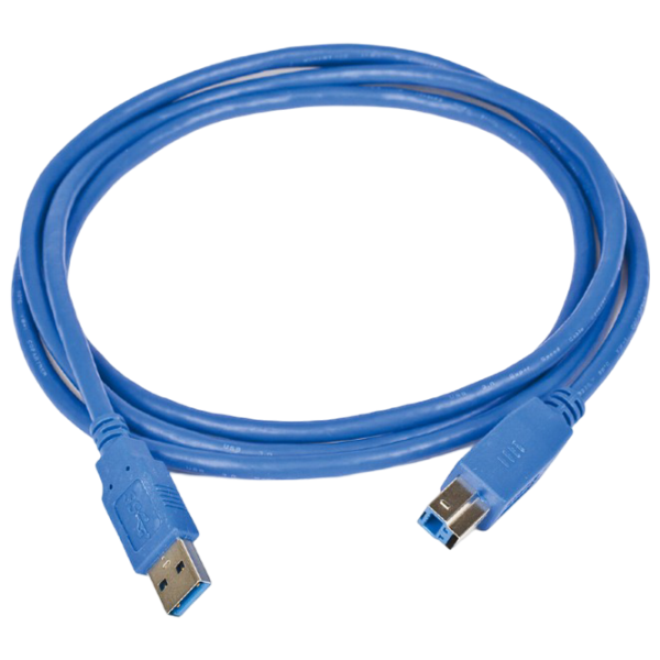 Cablu de date Gembird USB Type-A + USB Type-B 0.5 m / Blue photo 3