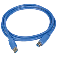 Кабель данных Gembird USB Type-A + USB Type-B 0.5 м / Синий photo 3