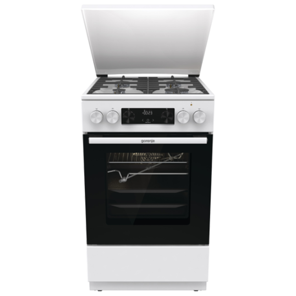 Плита Gorenje GKS5C72WF Газовая/ Белый/ Черный photo 1 Плита Gorenje GKS5C72WF Газовая/ Белый/ Черный photo 1