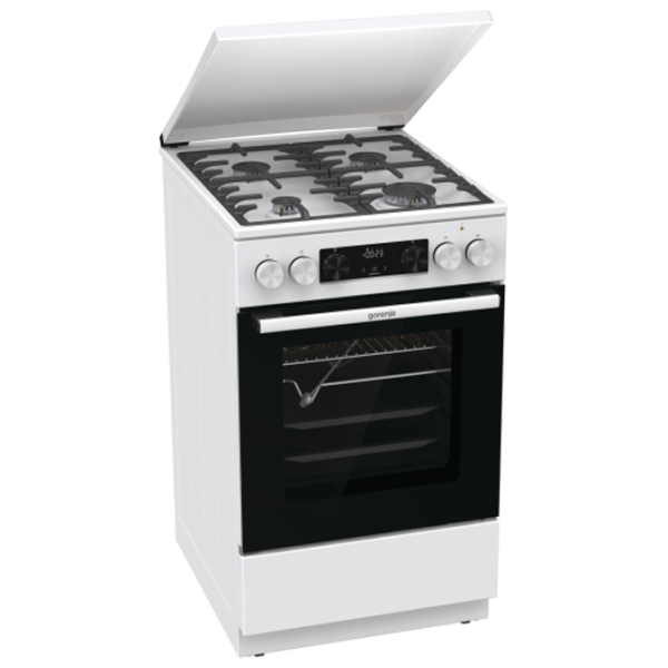 Плита Gorenje GKS5C72WF Газовая/ Белый/ Черный photo 2 Плита Gorenje GKS5C72WF Газовая/ Белый/ Черный photo 2