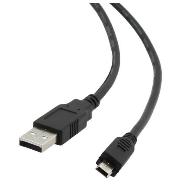 Cablu de date Cablexpert USB Type-A + mini USB 1.8 m / Black photo 3