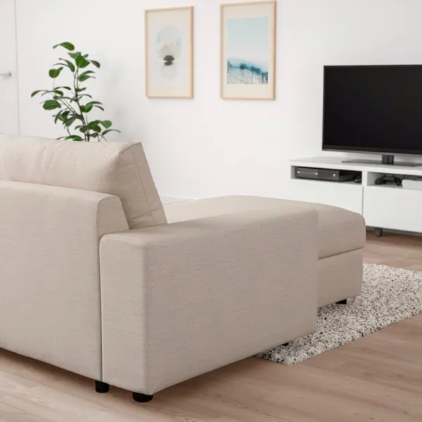 Fotoliu Ikea Vimle/Gunnared Black Beige photo 3 Fotoliu Ikea Vimle/Gunnared Black Beige photo 3