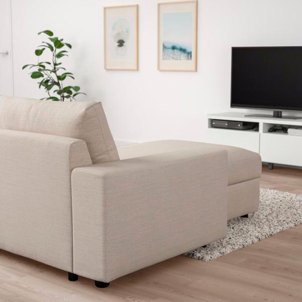 Fotoliu Ikea Vimle/Gunnared Black Beige photo 3 Fotoliu Ikea Vimle/Gunnared Black Beige photo 3