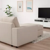Fotoliu Ikea Vimle/Gunnared Black Beige photo 3