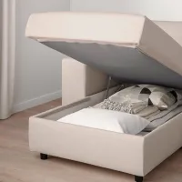 Fotoliu Ikea Vimle/Gunnared Black Beige photo 4