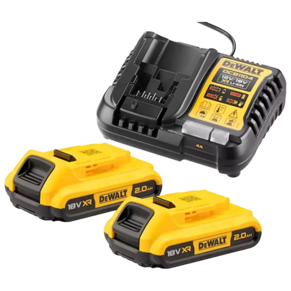 Set acumulatori și încărcător Dewalt DCB1104D2  Li-Ion / / 18 V photo 1 Set acumulatori și încărcător Dewalt DCB1104D2  Li-Ion / / 18 V photo 1