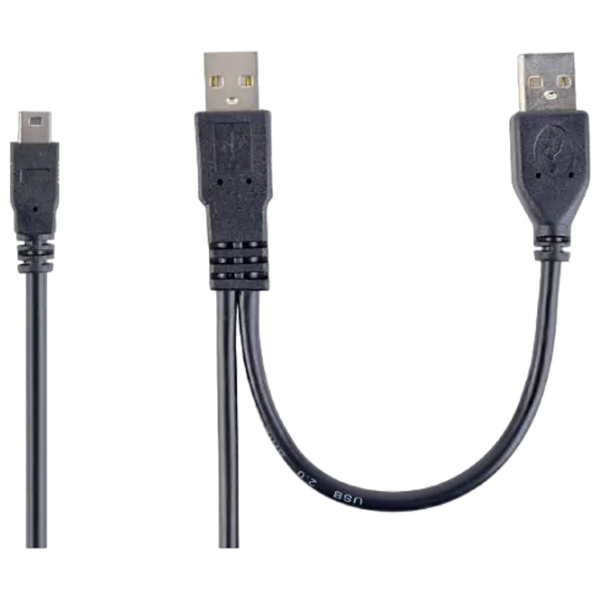 Кабель данных Cablexpert USB Type-A + mini USB 0.9 м / Черный photo 1