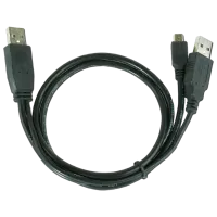 Кабель данных Cablexpert USB Type-A + mini USB 0.9 м / Черный photo 3