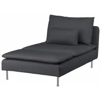 Fotoliu Ikea Soderhamn/Fridtuna Inox Dark Gray