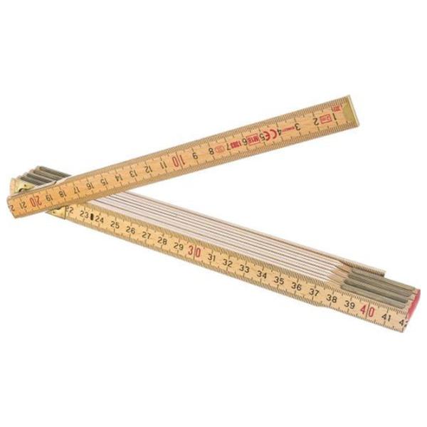 Riglă pliantă Stanley Fatmax 0-35-455 2000 mm Dreptunghiulară / Lemn photo 1