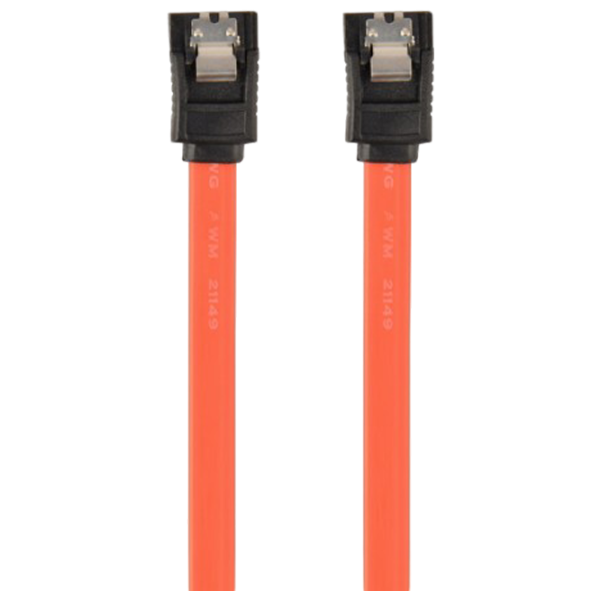 Cablu de date Cablexpert SATA III + SATA III 0.1 m / Red photo 1