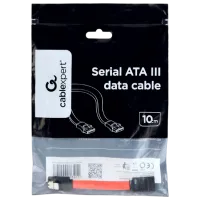 Кабель данных Cablexpert SATA III + SATA III 0.1 м / Красный photo 2