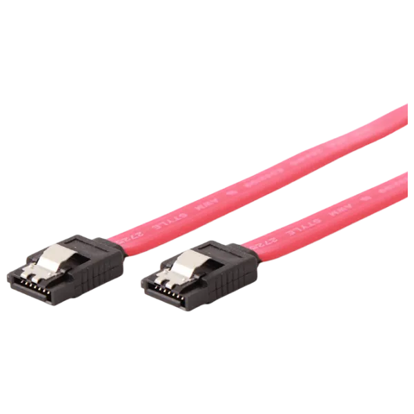 Cablu de date Cablexpert SATA III + SATA III 0.1 m / Red photo 3