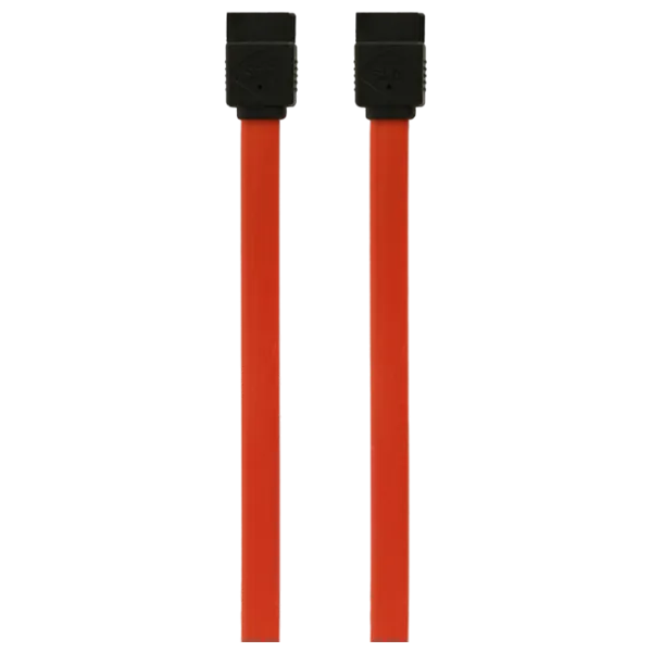 Cablu de date Cablexpert SATA III + SATA III 1 m / Red photo 1