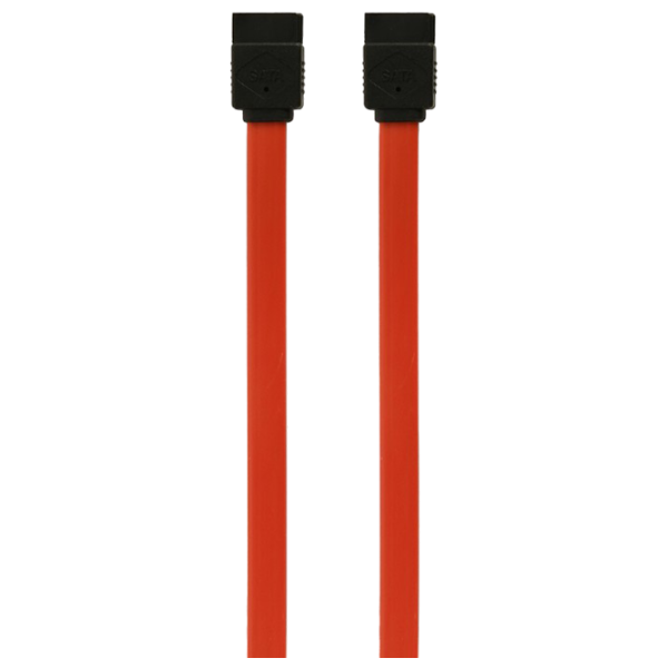 Cablu de date Cablexpert SATA III + SATA III 1 m / Red photo 1