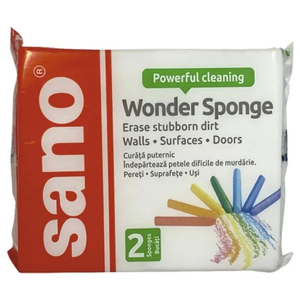 Губка Sano Magic Sponge Количество в наборе - 2 photo 1