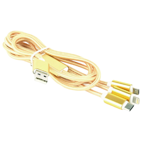 Кабель данных CC-USB2-AM31-1M-G Cablexpert USB Type-A + USB Type-C 1 м / Золото photo 3
