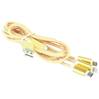 Кабель данных CC-USB2-AM31-1M-G Cablexpert USB Type-A + USB Type-C 1 м / Золото photo 3