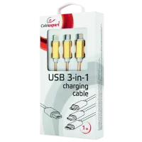 Кабель данных CC-USB2-AM31-1M-G Cablexpert USB Type-A + USB Type-C 1 м / Золото photo 4