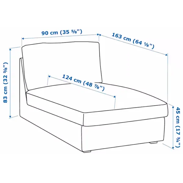 Fotoliu Ikea Kivik/Tibbleby Black Gray photo 7