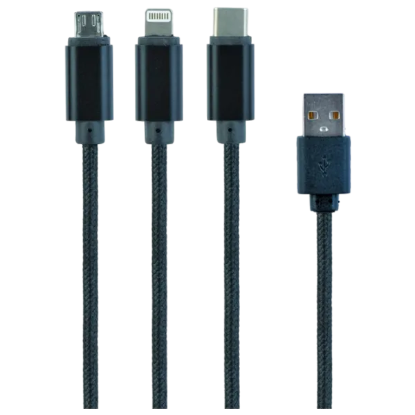Кабель данных CC-USB2-AM31-1M Cablexpert USB Type-A + USB Type-C 1 м / Черный photo 1