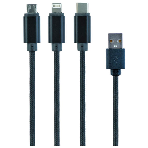 Кабель данных CC-USB2-AM31-1M Cablexpert USB Type-A + USB Type-C 1 м / Черный photo 1