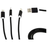 Cablu de date CC-USB2-AM31-1M Cablexpert USB Type-A + USB Type-C 1 m / Black photo 2