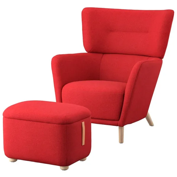 Fotoliu Ikea Oskarshamn Beige Red photo 1 Fotoliu Ikea Oskarshamn Beige Red photo 1