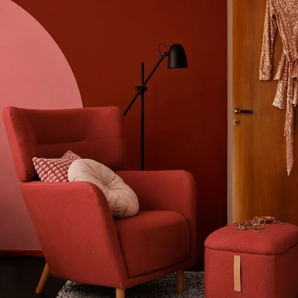 Fotoliu Ikea Oskarshamn Beige Red photo 3 Fotoliu Ikea Oskarshamn Beige Red photo 3